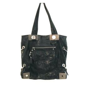 Black shine purse from QVC
